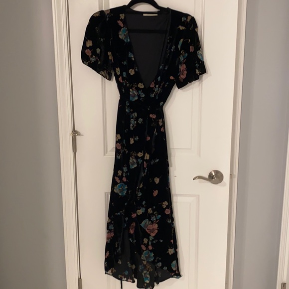 Velvet wrap dress from ASOS - Picture 1 of 4